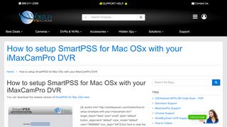 
                            4. How to setup SmartPSS for Mac OSx with your iMaxCamPro DVR