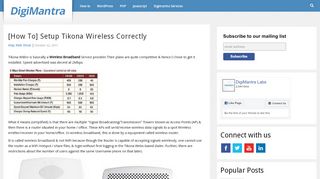 
                            11. [How to] Setup Tikona Wireless correctly - DigiMantra