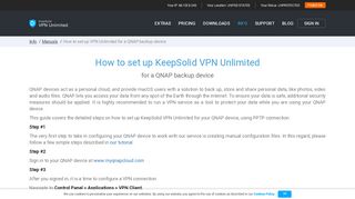
                            11. How to Setup VPN Unlimited for QNAP Backup Device | QNAP vpn