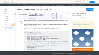 
                            3. how to shake a login dialog in javaFX/8 - Stack Overflow