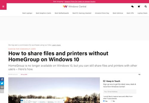 
                            13. How to share files and printers without HomeGroup on Windows 10 ...