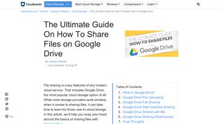 
                            5. How to Share Files on Google Drive in 2019 - Cloudwards