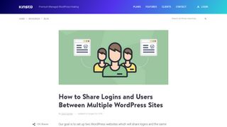 
                            7. How to Share Logins and Users Between Multiple WordPress Sites
