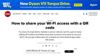 
                            12. How to share your Wi-Fi access with a QR code - CNET