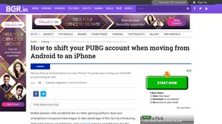 
                            13. How to shift your PUBG account when moving from Android to an ...