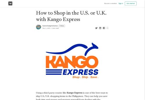 
                            6. How to Shop in the US or UK with Kango Express - Medium