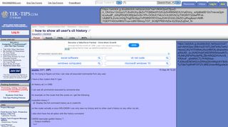 
                            8. how to show all user's cli history - Cisco: Routers - Tek-Tips