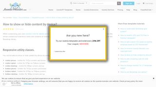 
                            5. How to show or hide content by device? - Joomla-Monster