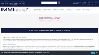 
                            10. How to Sign and Validate Your IRCC Forms - Immigroup - We Are ...