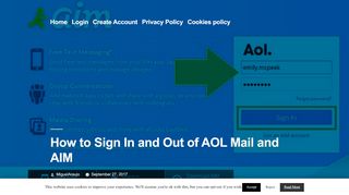 
                            9. How to Sign In and Out of AOL Mail and AIM |