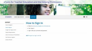 
                            8. How to Sign In | Students | eTextbooks for ... - Higher Education