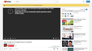 
                            4. How To Sign In To Google Chrome On Android - YouTube