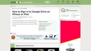 
                            8. How to Sign in to Google Drive on iPhone or iPad (with Pictures)