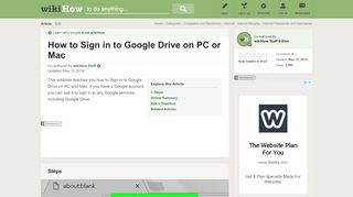 
                            13. How to Sign in to Google Drive on PC or Mac: 6 Steps