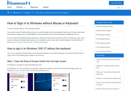 
                            4. How to Sign in to Windows without Mouse or Keyboard - iSumsoft