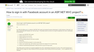 
                            10. How to sign in with Facebook account in an ASP.NET MVC project ...
