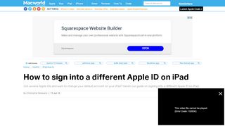 
                            13. How to sign into a different Apple ID on iPad - Macworld UK