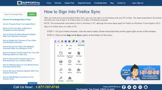 
                            8. How to Sign Into Firefox Sync SUPPORTrix