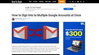 
                            7. How to Sign Into to Multiple Google Accounts at Once - How-To Geek
