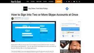 
                            5. How to Sign Into Two or More Skype Accounts at Once