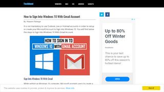 
                            2. How to Sign Into Windows 10 With Gmail Account