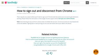 
                            12. How to sign out and disconnect from Chrome | Support