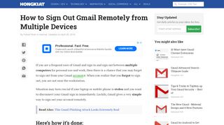 
                            5. How to Sign Out Gmail Remotely from Multiple Devices - Hongkiat