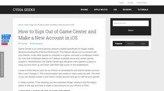 
                            7. How to Sign Out of Game Center and Make a New Account in iOS ...