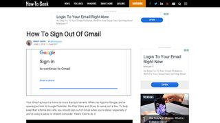 
                            4. How To Sign Out Of Gmail