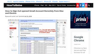 
                            12. How to Sign Out opened Gmail account remotely on Mac/ iPhone/ iPad