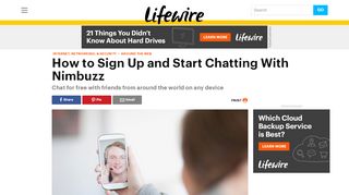 
                            7. How to Sign up and Start Chatting With Nimbuzz - Lifewire
