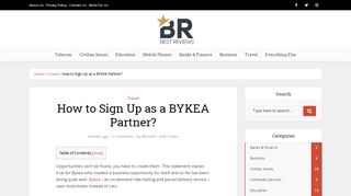 
                            3. How to Sign Up as a BYKEA Partner? - Infola.PK