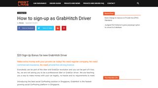 
                            9. How to sign-up as GrabHitch Driver | Firstlane Singapore