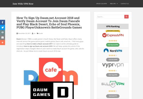 
                            4. How To Sign Up Daum.net Account 2018 and Verify Daum Account To ...