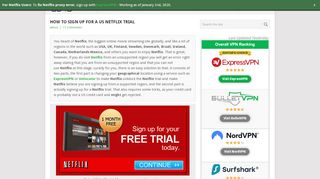 
                            6. How to sign up for a US Netflix Trial - The VPN Guru