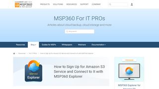 
                            9. How to Sign Up for Amazon S3 Service and Connect ... - CloudBerry Lab