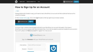 
                            2. How to Sign Up for an Account - Gravatar - Globally ...