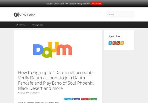 
                            10. How to sign up for Daum.net account – Verify Daum account to join ...