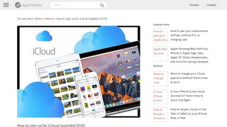 
                            12. How to sign up for iCloud - AppleToolBox