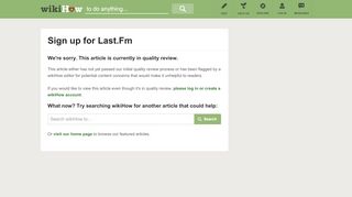 
                            4. How to Sign up for Last.Fm: 8 Steps (with Pictures) - wikiHow