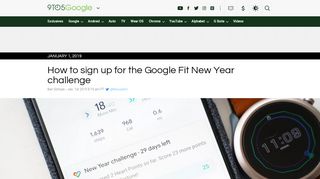 
                            12. How to sign up for the Google Fit New Year challenge - 9to5Google