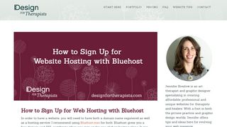 
                            12. How to Sign Up for Web Hosting with Bluehost | Design for Therapists