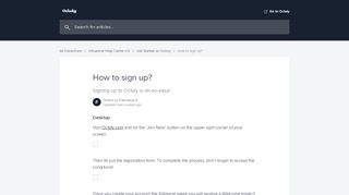 
                            12. How to sign up? | Octoly Help Center