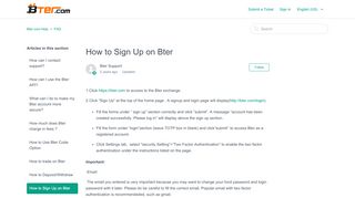 
                            6. How to Sign Up on Bter – Bter.com Help