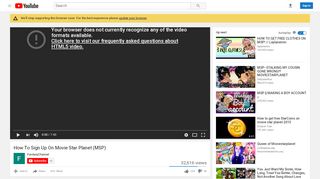 
                            8. How To Sign Up On Movie Star Planet (MSP) - YouTube