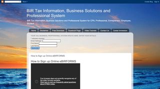 
                            7. How to Sign up Online eBIRFORMS - BIR Tax Information, Business ...