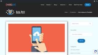 
                            6. How to sign up to Thunkable - Free Tutorial from Coding Kids