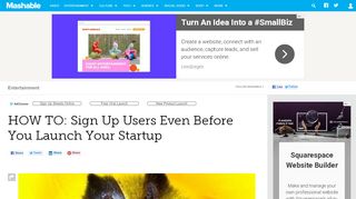 
                            2. HOW TO: Sign Up Users Even Before You Launch Your Startup