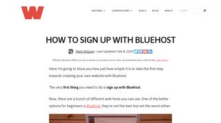 
                            11. How To Sign Up With Bluehost - A 