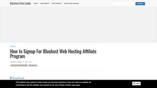 
                            5. How to Signup For Bluehost Web Hosting Affiliate Program | Reinis ...